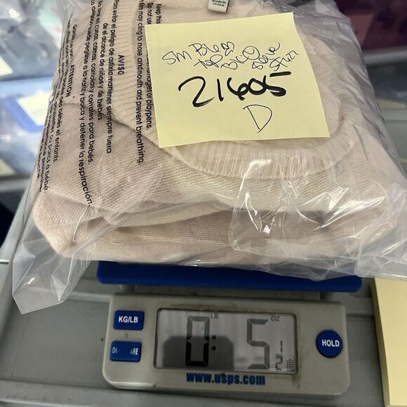 Joie Eloisa Cashmere Sweater Striped Long Sleeve Soft Knit Boxy Fit MEDIUM FLAW - Picture 10 of 12